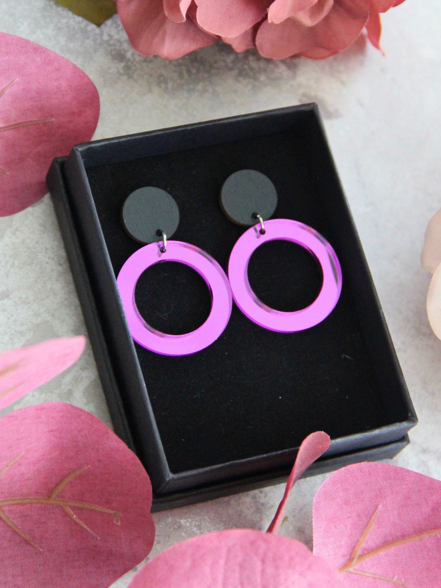 Fabulous Rings -korvakorut peiliakryyli