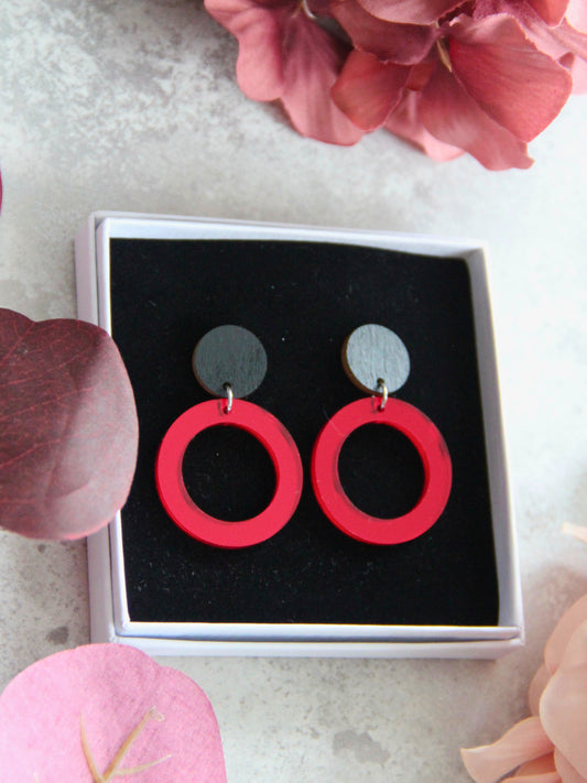 Fabulous Rings -korvakorut peiliakryyli