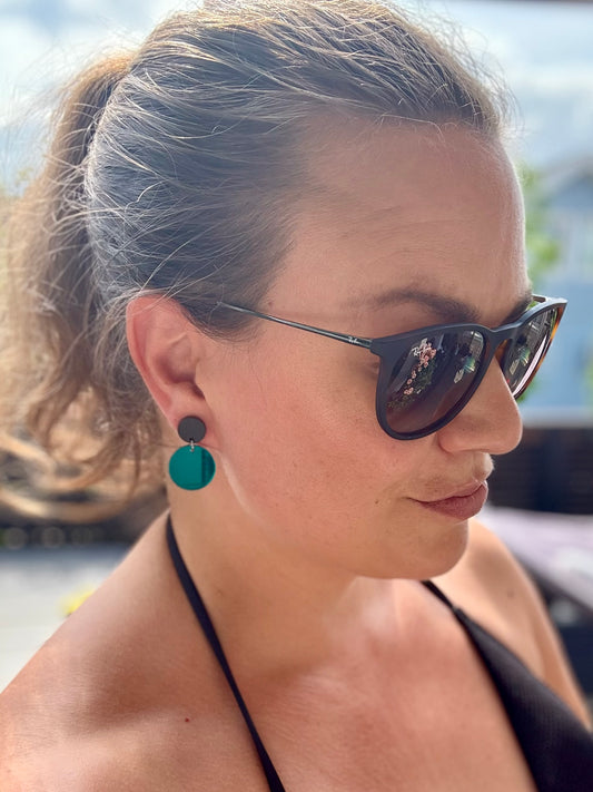 Double Bubble -korvakorut punainen