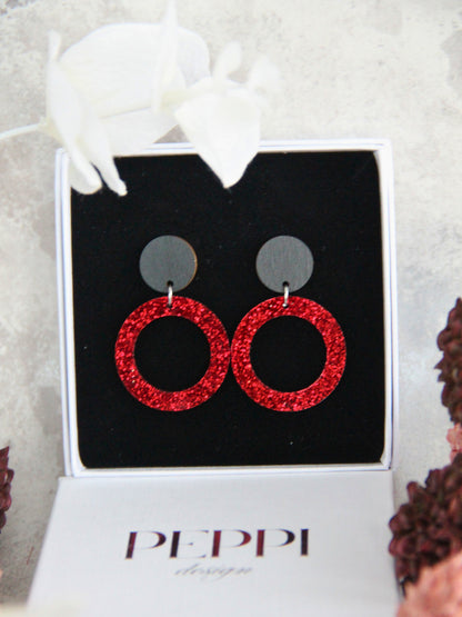 Glitter Rings -korvakorut