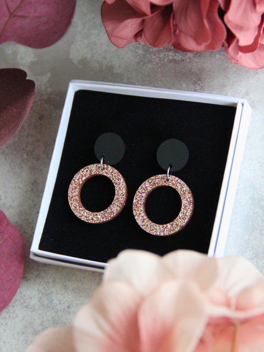 Glitter Rings -korvakorut
