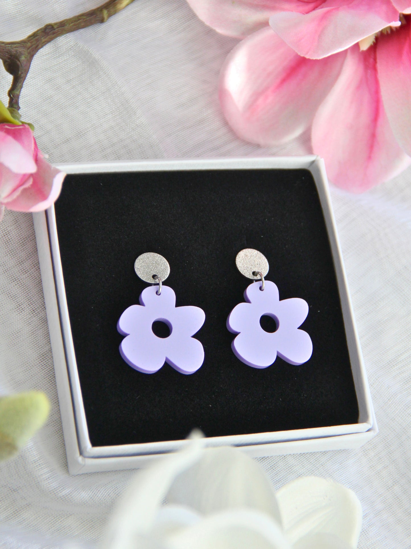 Pihlaja-korvakorut pastelli