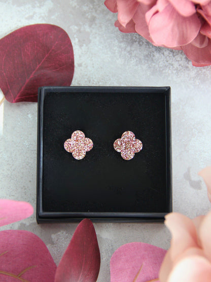 Lucky-nappikorvakorut glitter