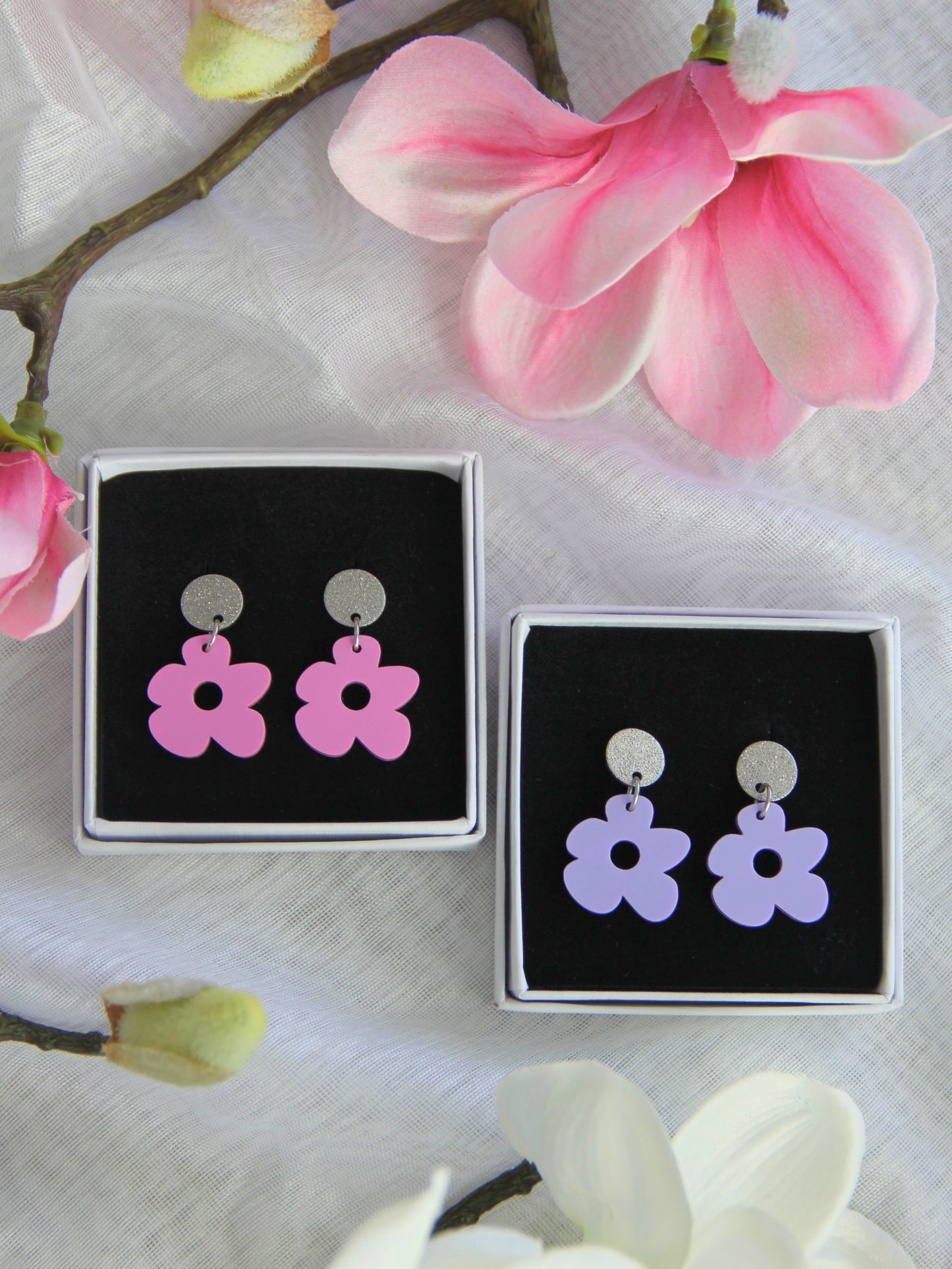 Pihlaja mini -korvakorut pastelli