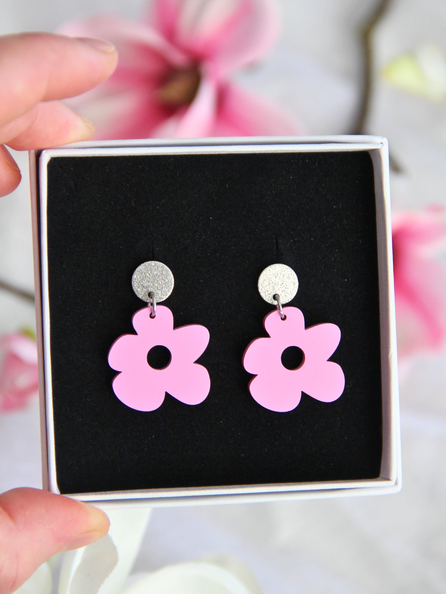 Pihlaja-korvakorut pastelli