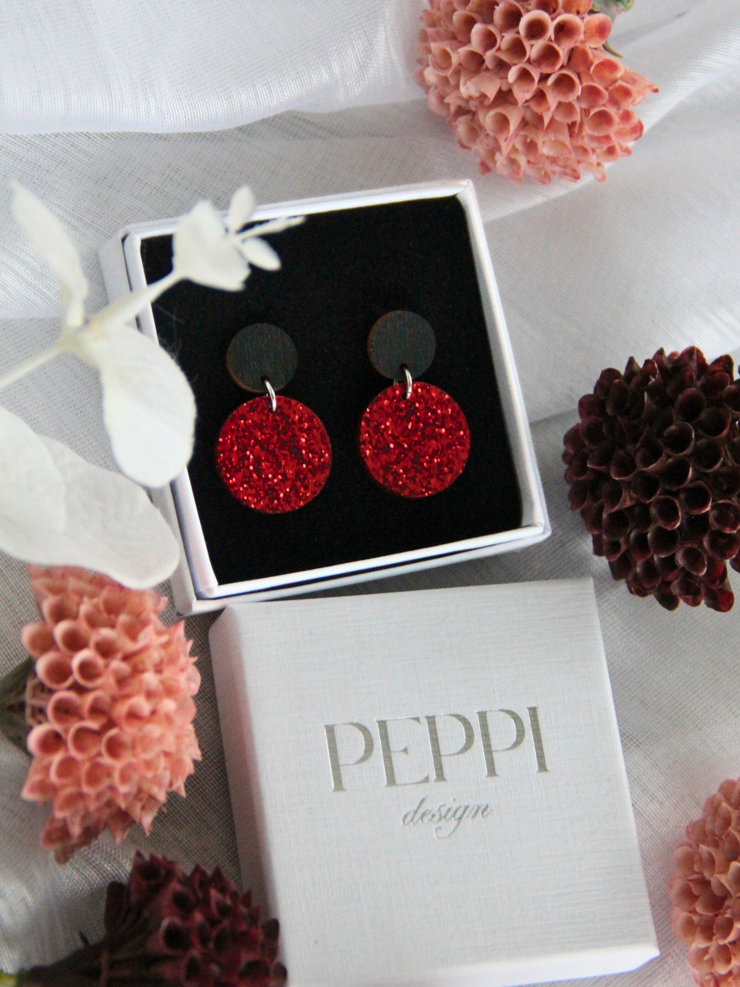 Double Bubble glitter -korvakorut