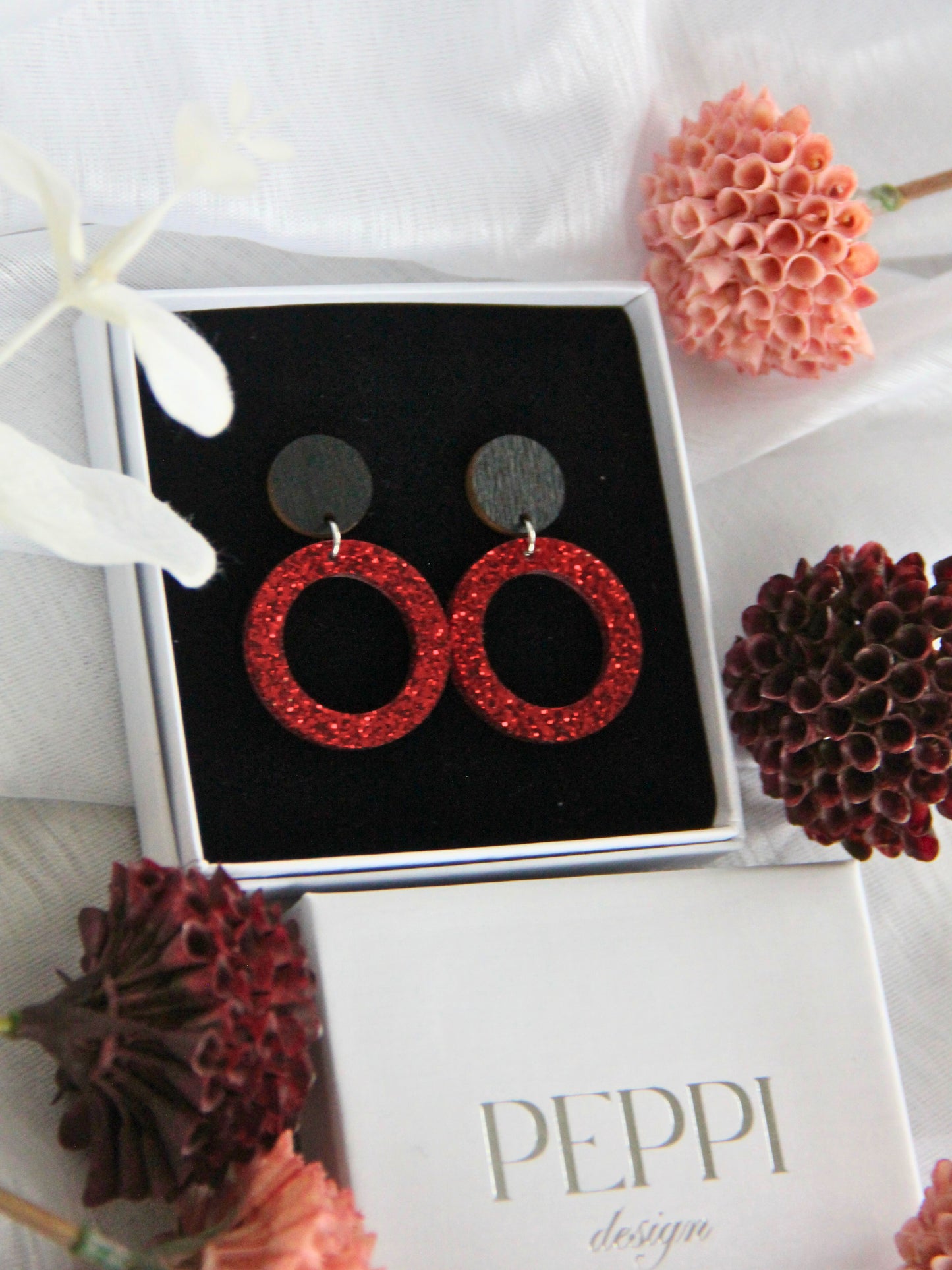 Glitter Rings -korvakorut