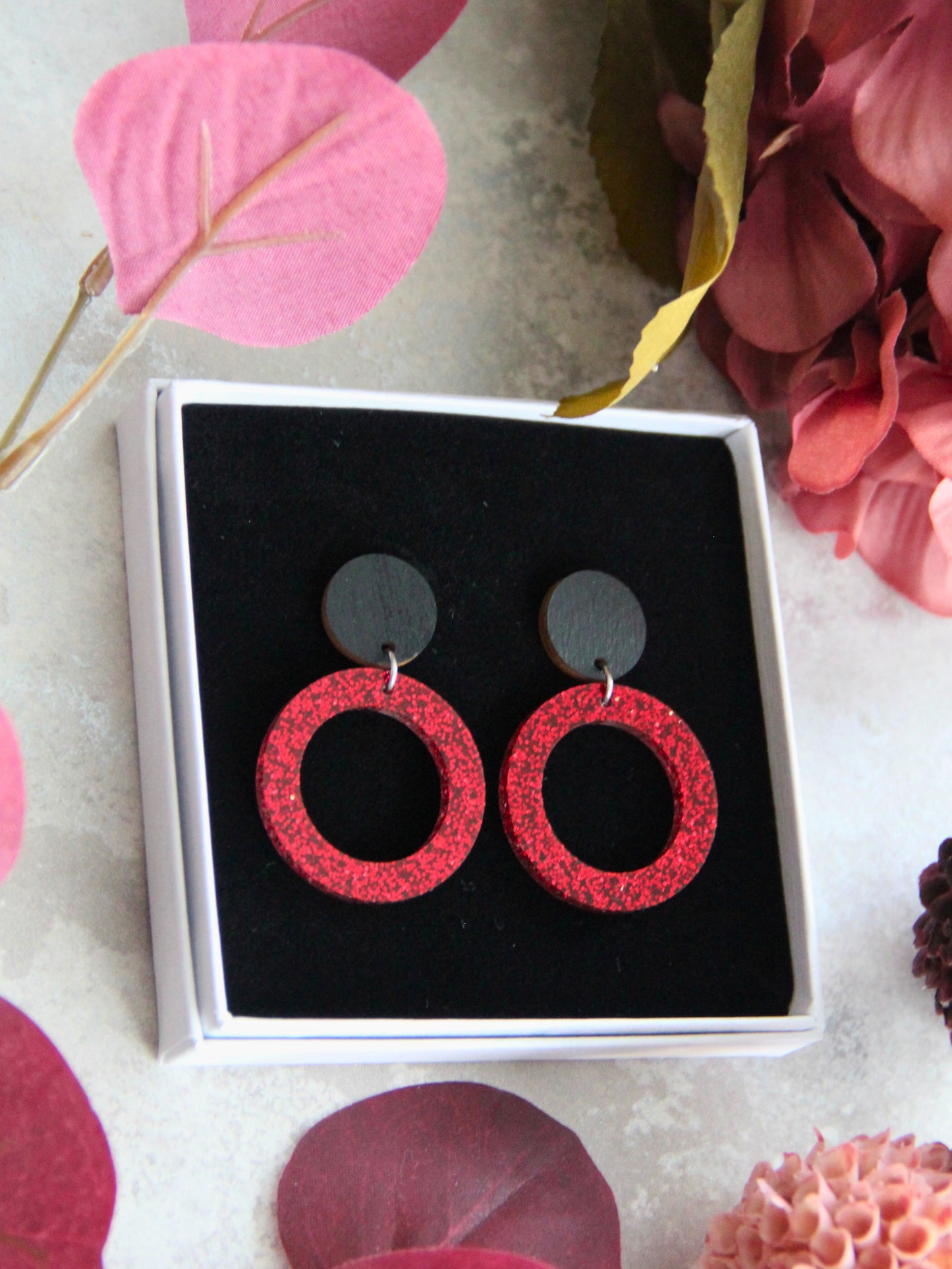 Glitter Rings -korvakorut