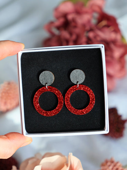 Glitter Rings -korvakorut