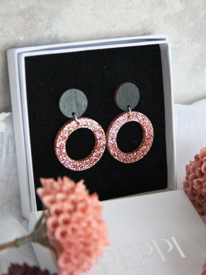 Glitter Rings -korvakorut